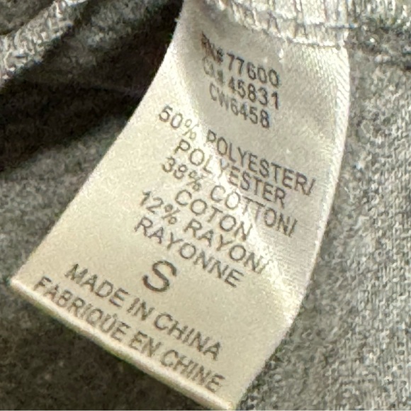 CHASER Champagne Graphic Classic Heather Gray Short Sleeve T-Shirt Size Small - Picture 9 of 9